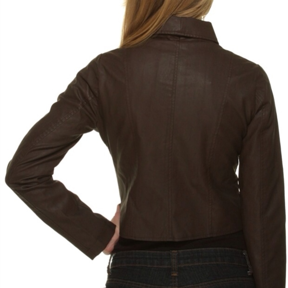 Brown wrap jacket NWT - image 5